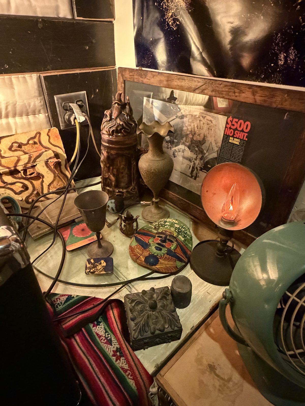 Studio curios and vintage objects